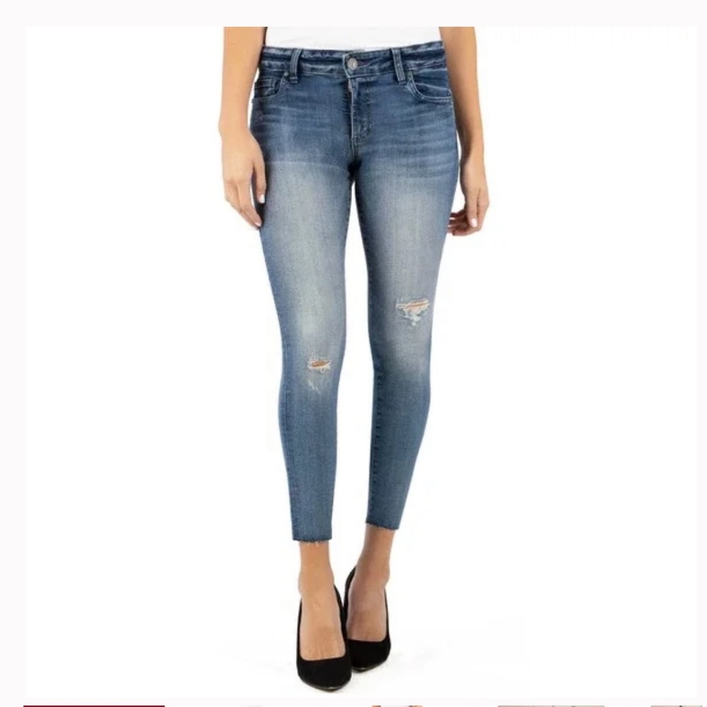 KUT from the Kloth High Rise Connie Ankle Skinny Size 2